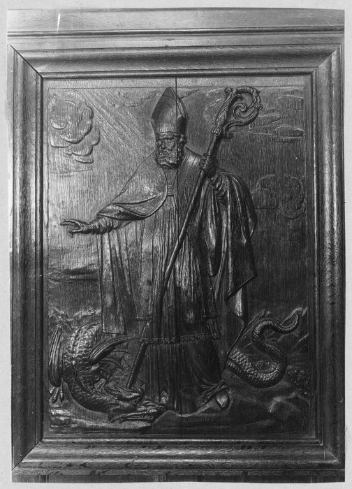 Bas-relief : Saint Marcel