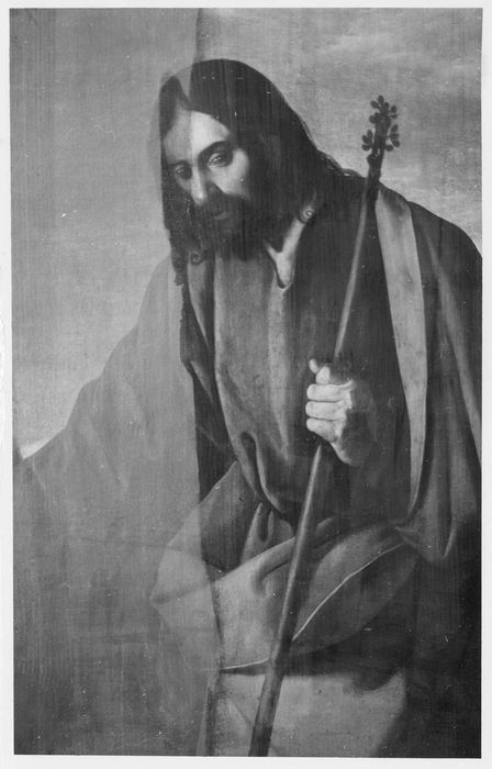 tableau : Saint Joseph et l'Enfant Jésus, détail