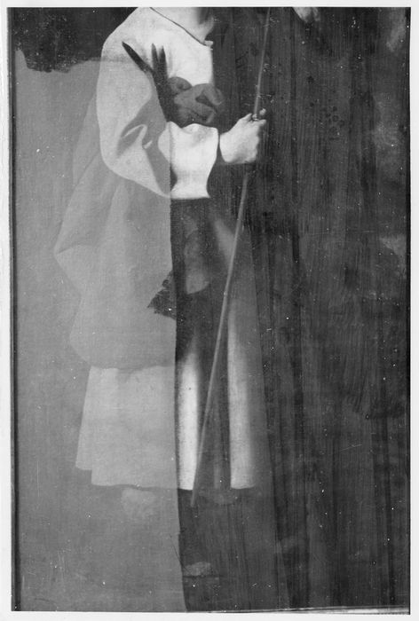 tableau : Saint Joseph et l'Enfant Jésus, détail