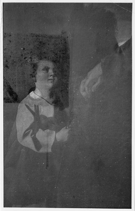 tableau : Saint Joseph et l'Enfant Jésus, détail