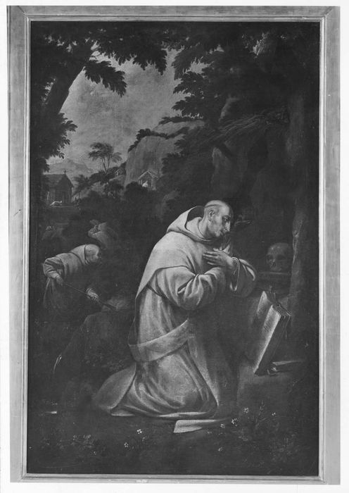 tableau : Saint Bruno en prière