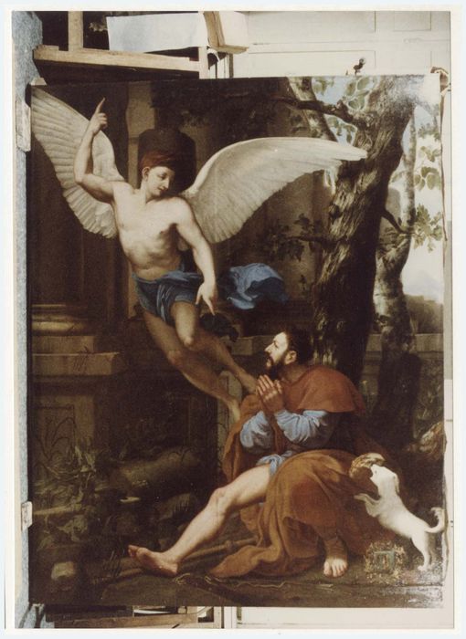 tableau : Saint Roch et l'ange