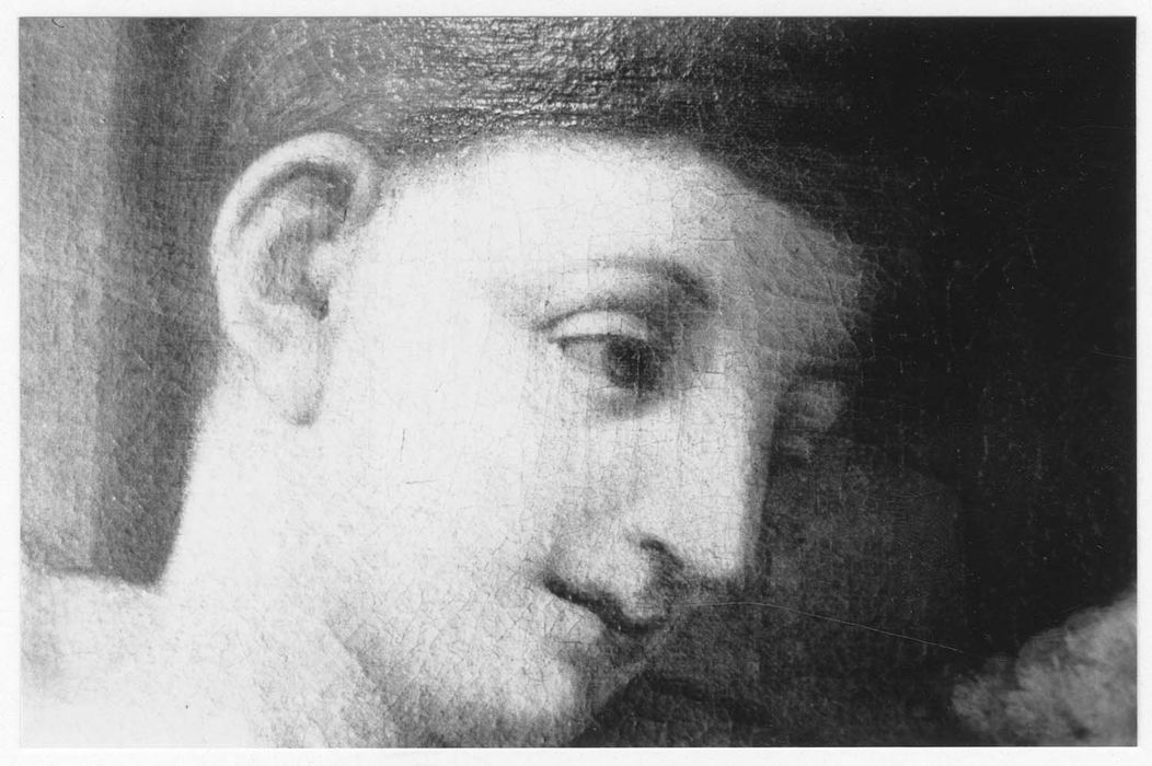 tableau : Saint Roch et l'ange, détail