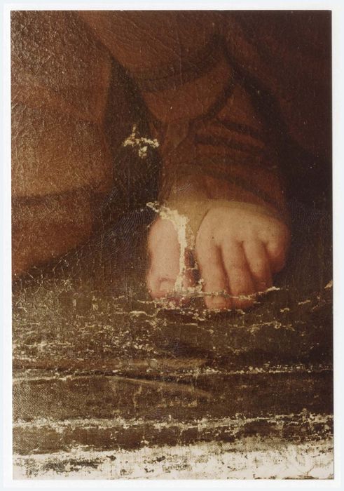 tableau : Saint Roch et l'ange, détail