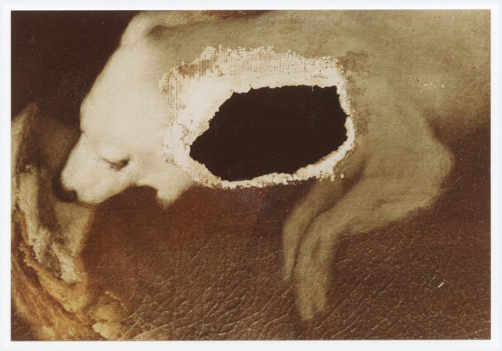 tableau : Saint Roch et l'ange, détail