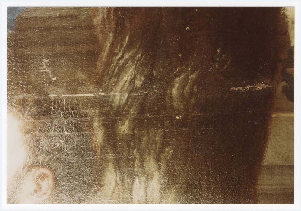 tableau : Saint Roch et l'ange, détail