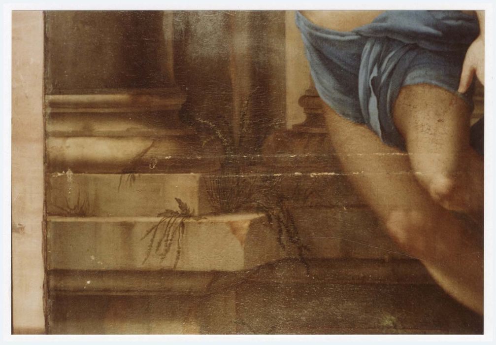 tableau : Saint Roch et l'ange, détail