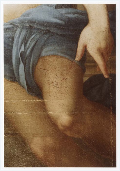 tableau : Saint Roch et l'ange, détail