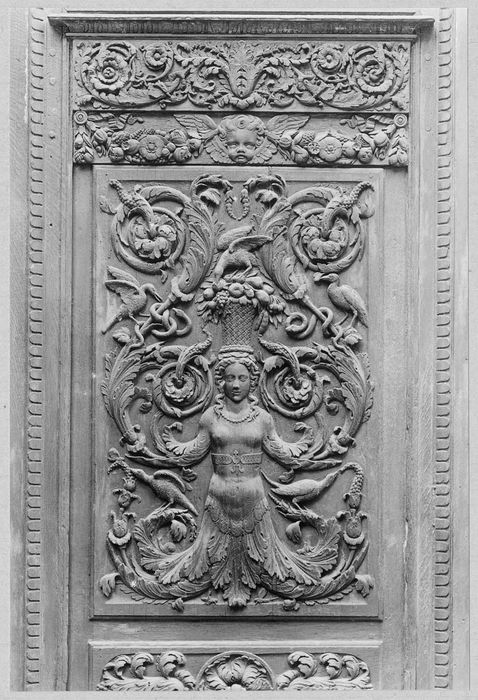 porte latérale sud, détail