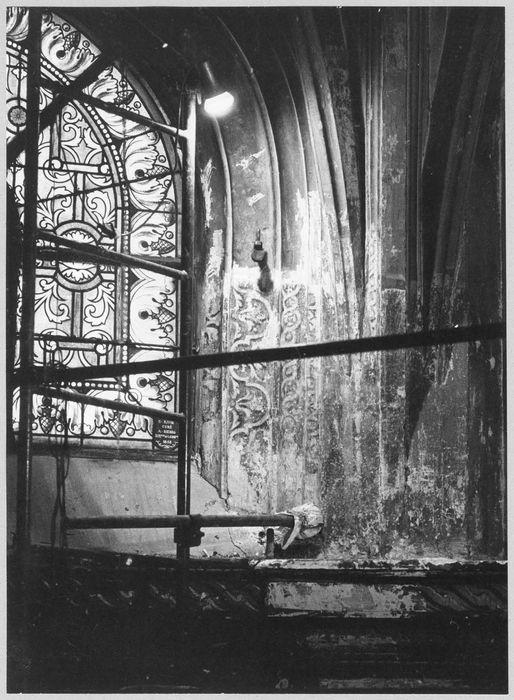 peintures monumentales de la chapelle de la Vierge, vue partielle