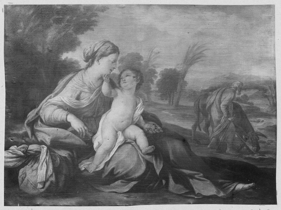 tableau : Repos en Égypte