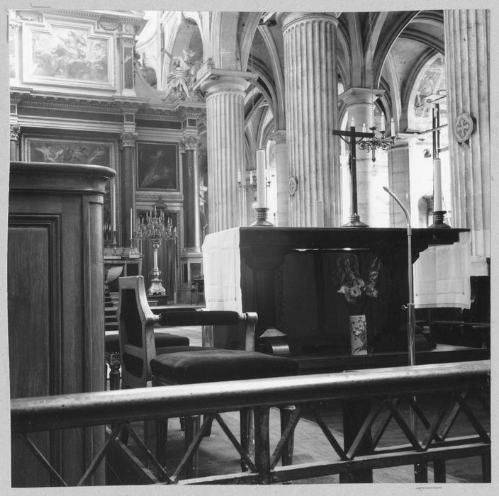 choeur, vue partielle