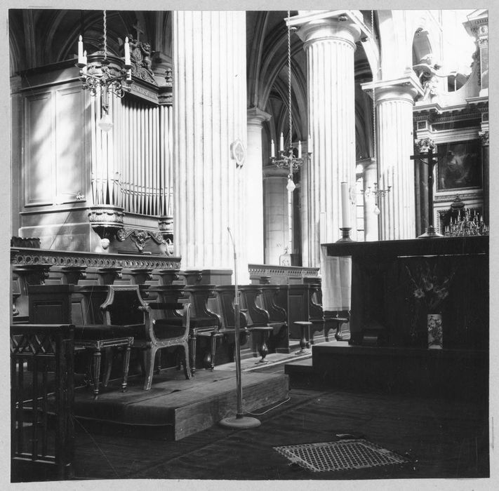 choeur, vue partielle