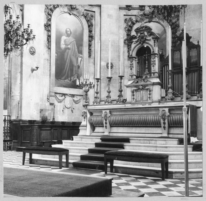 choeur, vue partielle