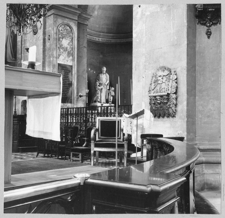 choeur, vue partielle