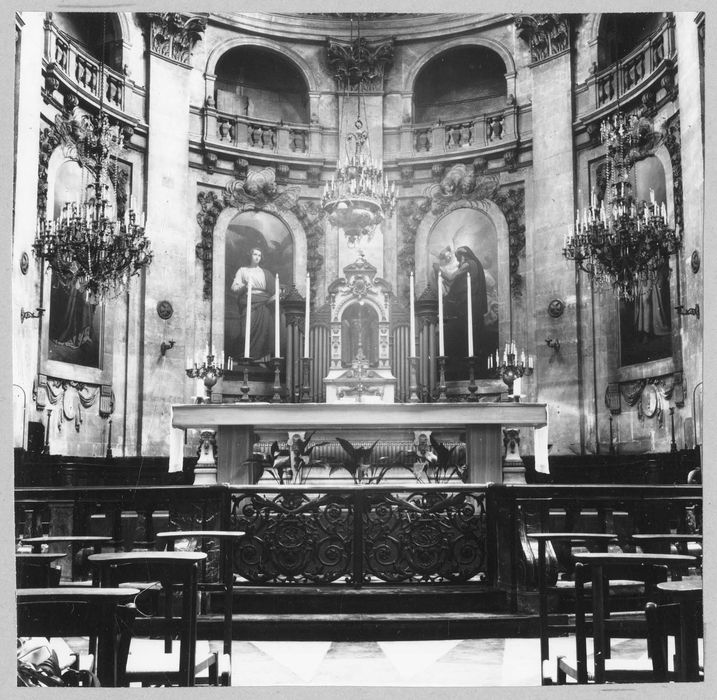 choeur, vue partielle