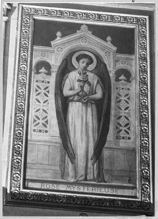 tableau : Rose mystique