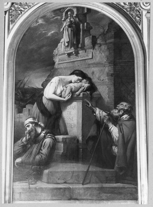 tableau : La Vierge consolatrice