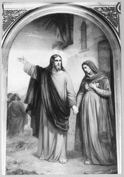 Tableau : Jésus se séparant de la Vierge