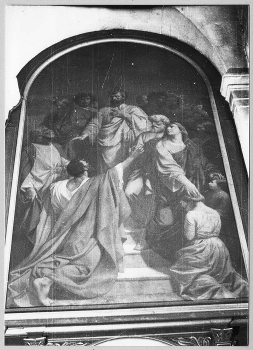 tableau : La Prédication de saint Paul