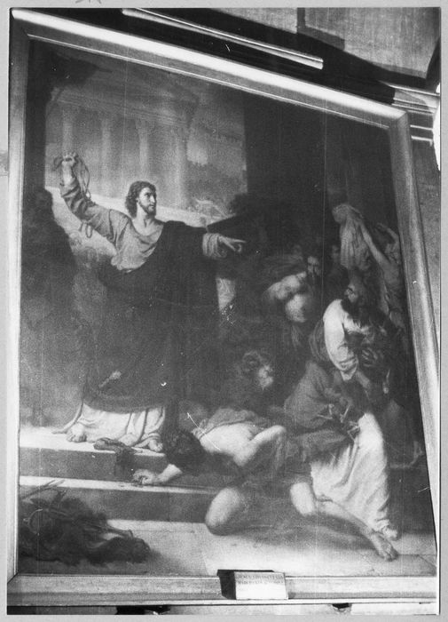 tableau : Le Christ chassant les marchands du Temple
