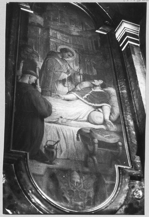 tableau : Saint Charles Borromée au chevet du pape Pie IV