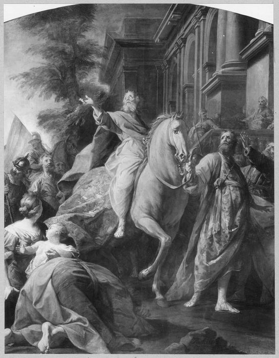 tableau : Le Triomphe de Mardochée