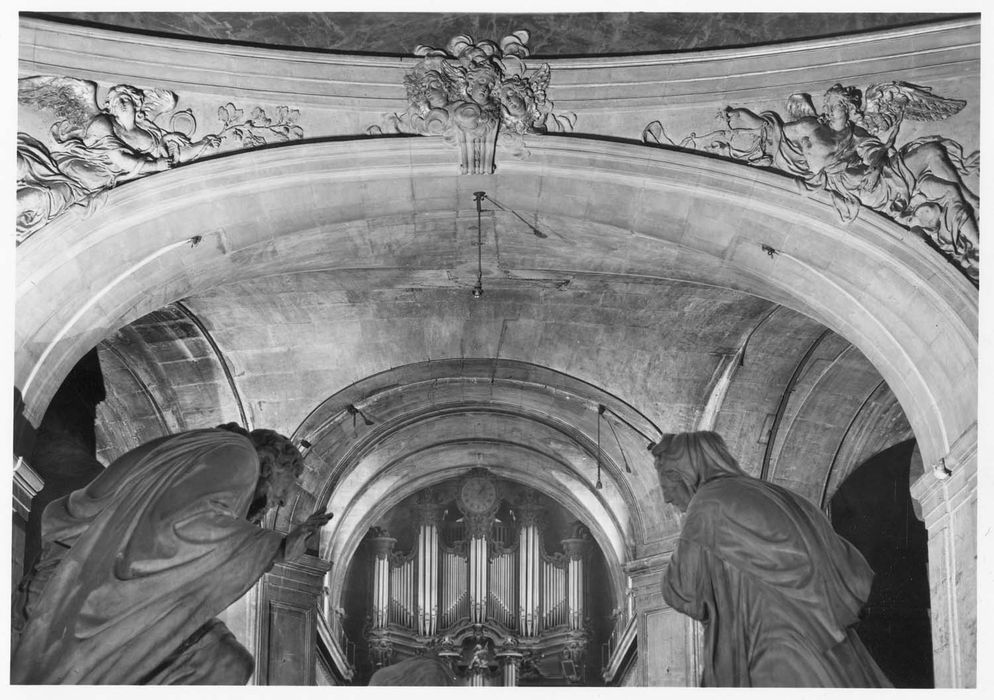 orgue de tribune, vue partielle