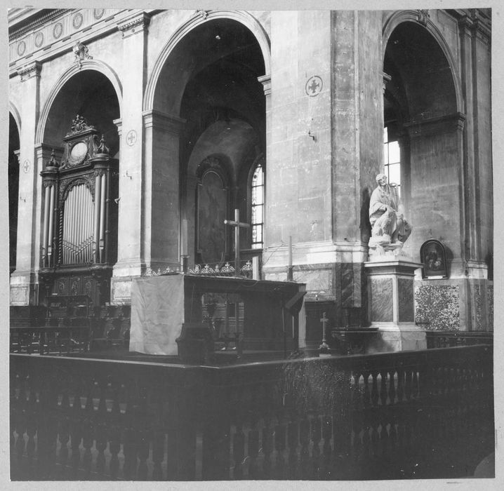 vue partielle du choeur