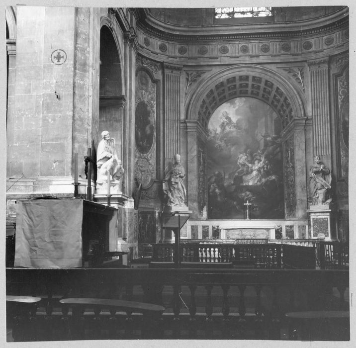 vue partielle du choeur