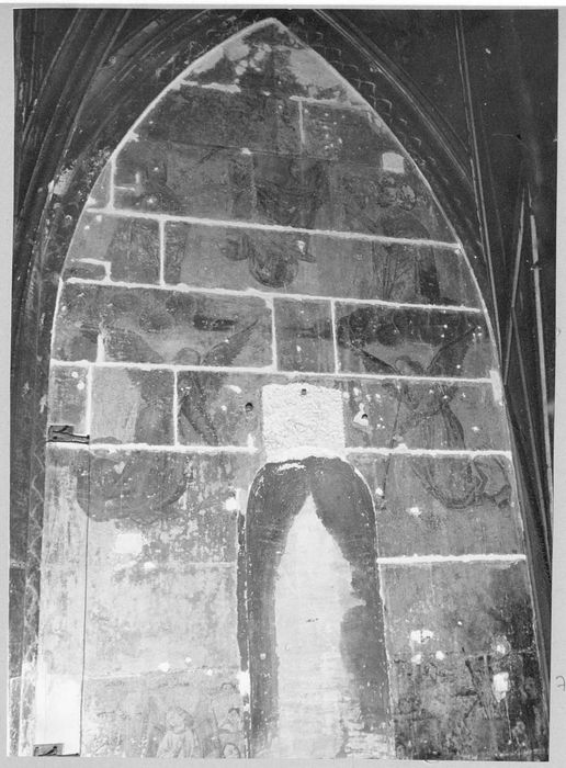 peinture monumentale de la chapelle Saint-Louis : L'Apocalypse, vue partielle