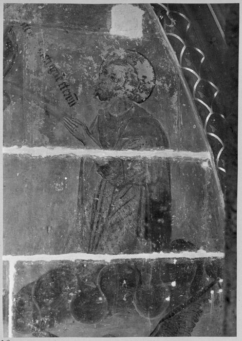 peinture monumentale de la chapelle Saint-Louis : L'Apocalypse, détail