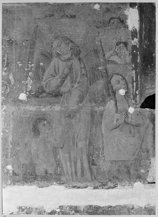 peinture monumentale de la chapelle Saint-Louis : L'Apocalypse, détail