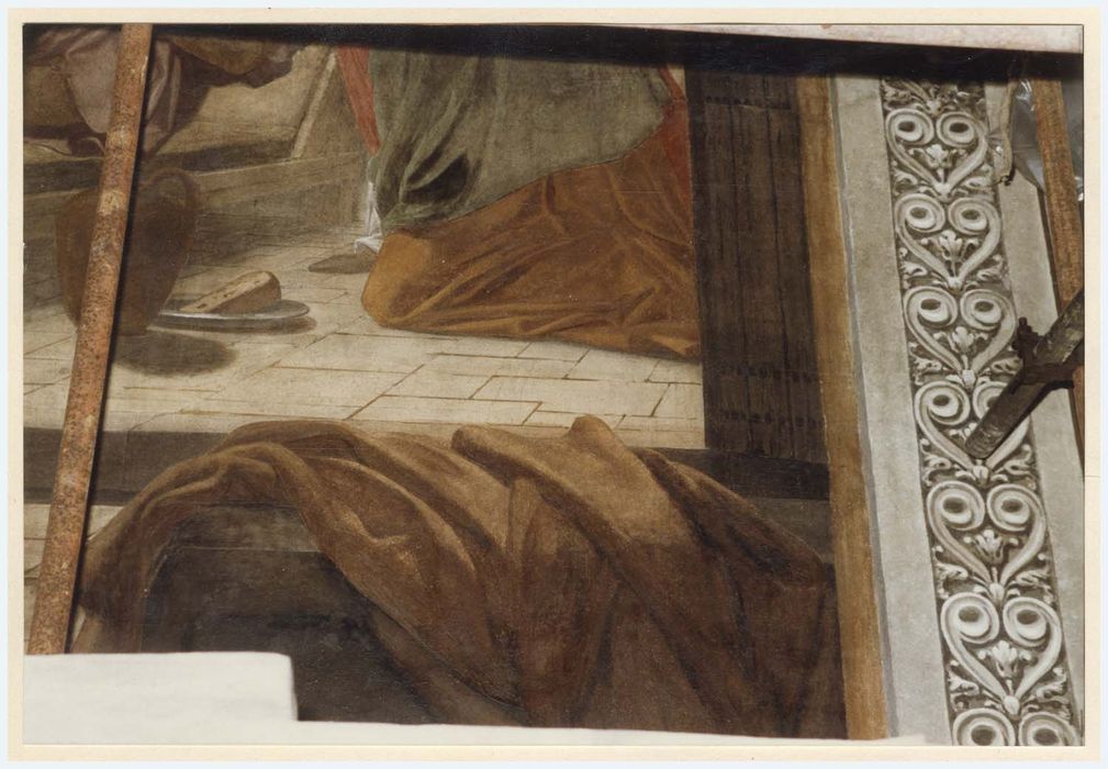 peinture monumentale d’une des chapelles latérales, détail