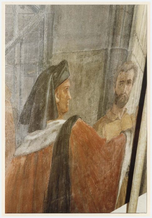 peinture monumentale d’une des chapelles latérales, détail