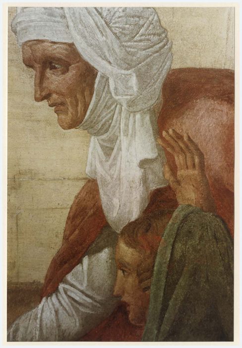 peinture monumentale d’une des chapelles latérales, détail