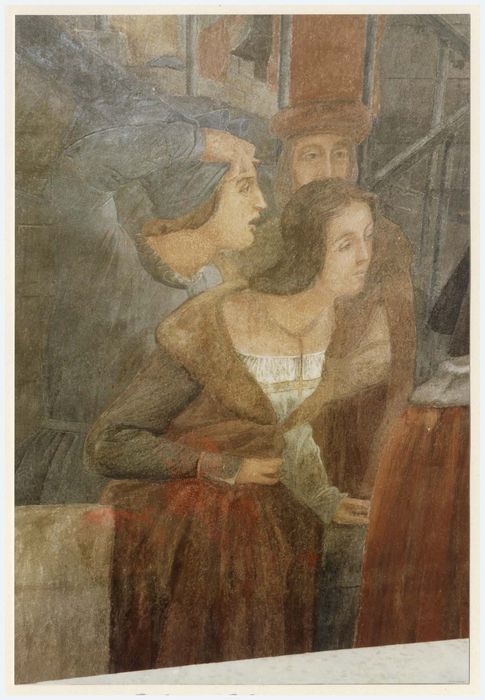 peinture monumentale d’une des chapelles latérales, détail