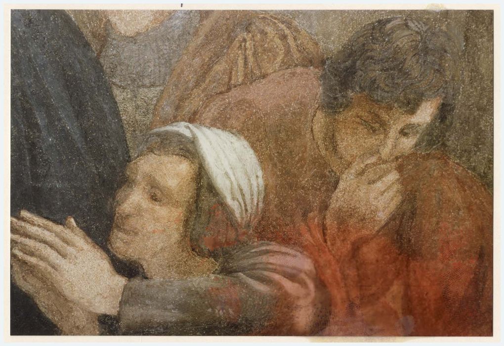 peinture monumentale d’une des chapelles latérales, détail