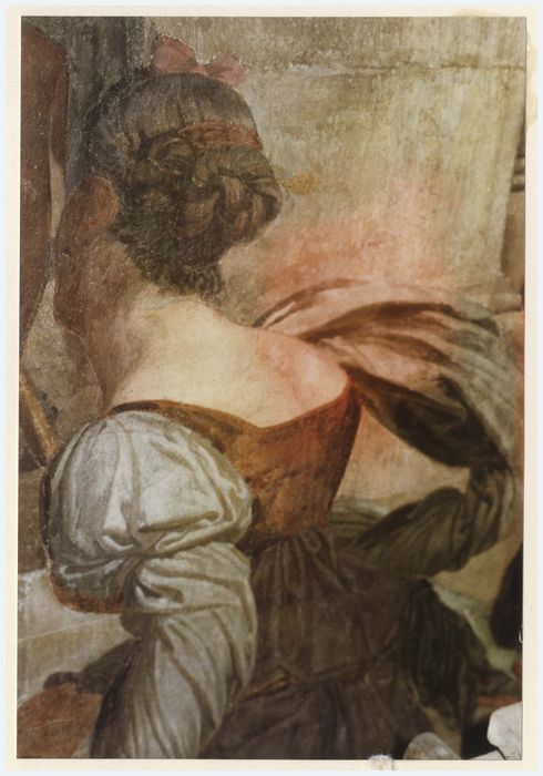 peinture monumentale d’une des chapelles latérales, détail