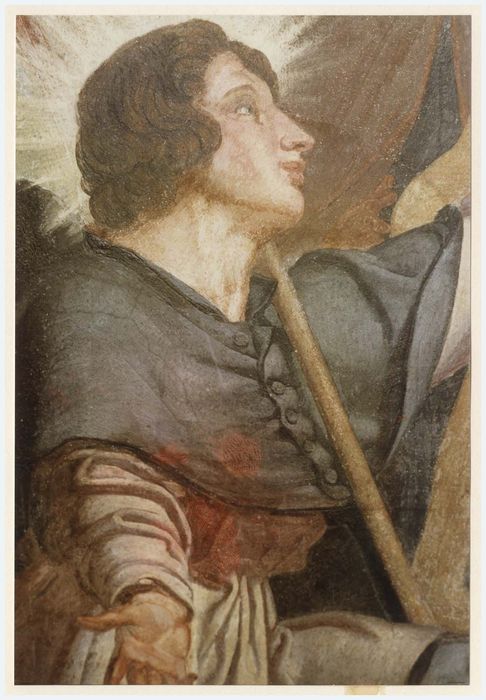 peinture monumentale d’une des chapelles latérales, détail