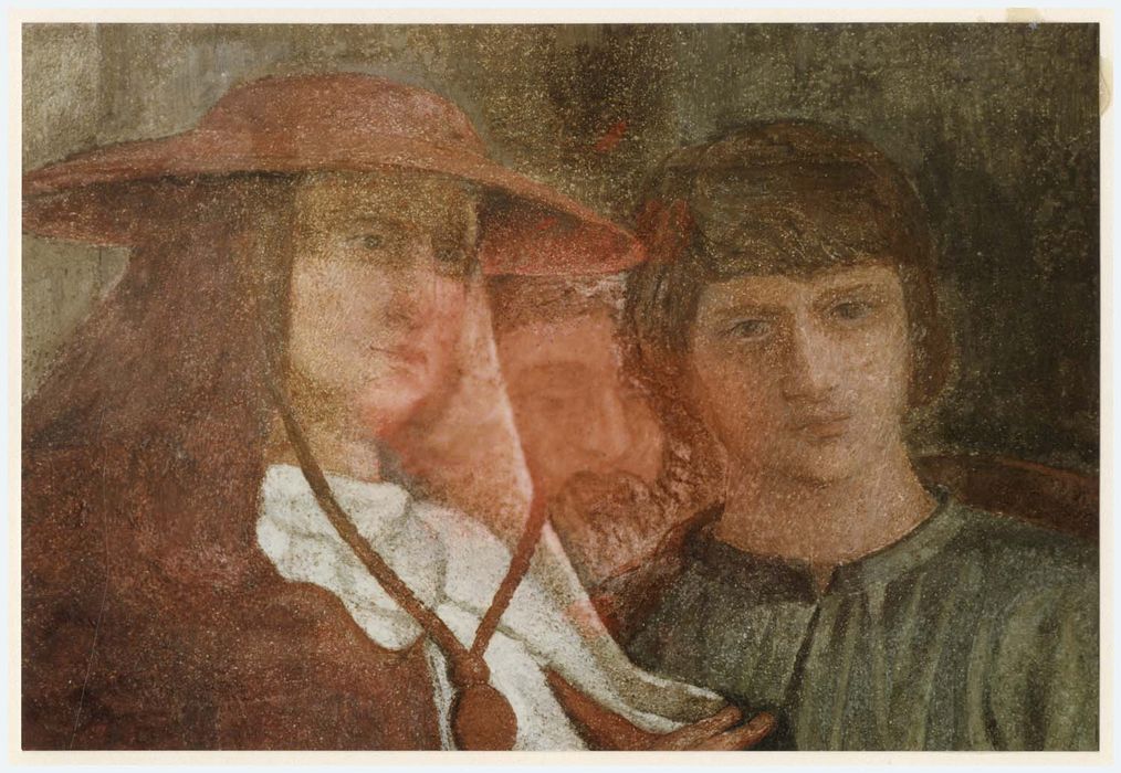 peinture monumentale d’une des chapelles latérales, détail