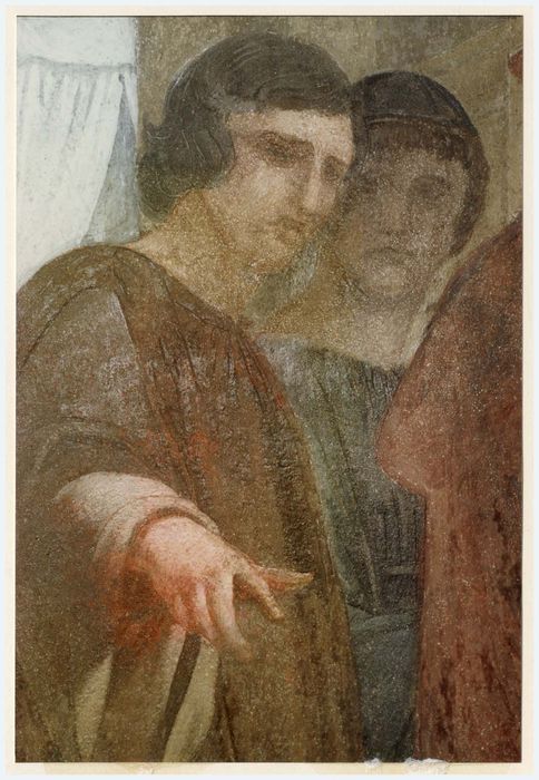 peinture monumentale d’une des chapelles latérales, détail