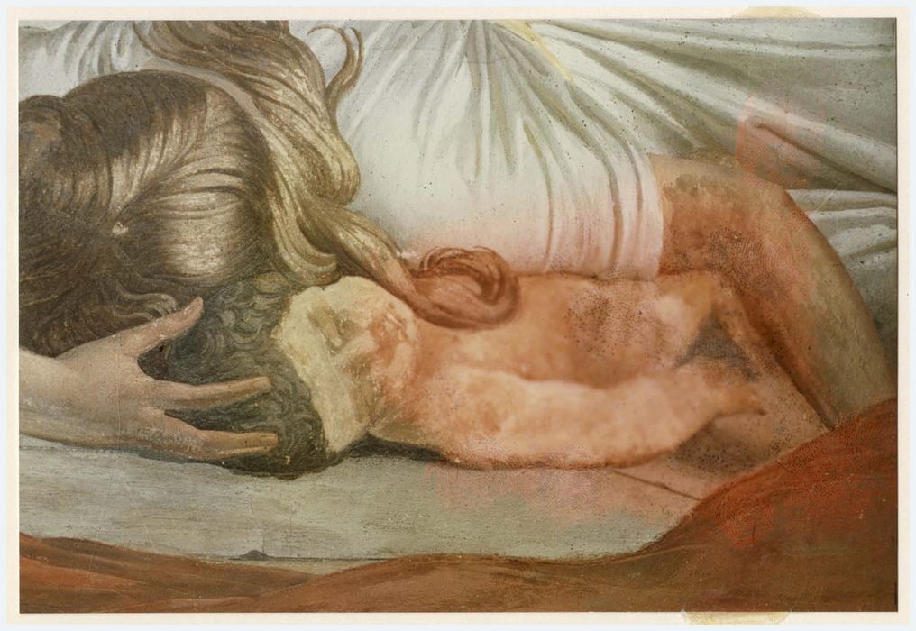 peinture monumentale d’une des chapelles latérales, détail