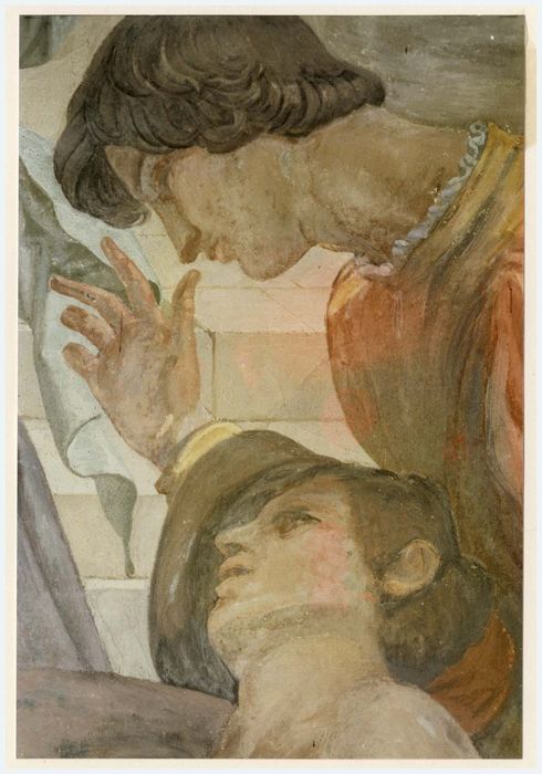 peinture monumentale d’une des chapelles latérales, détail