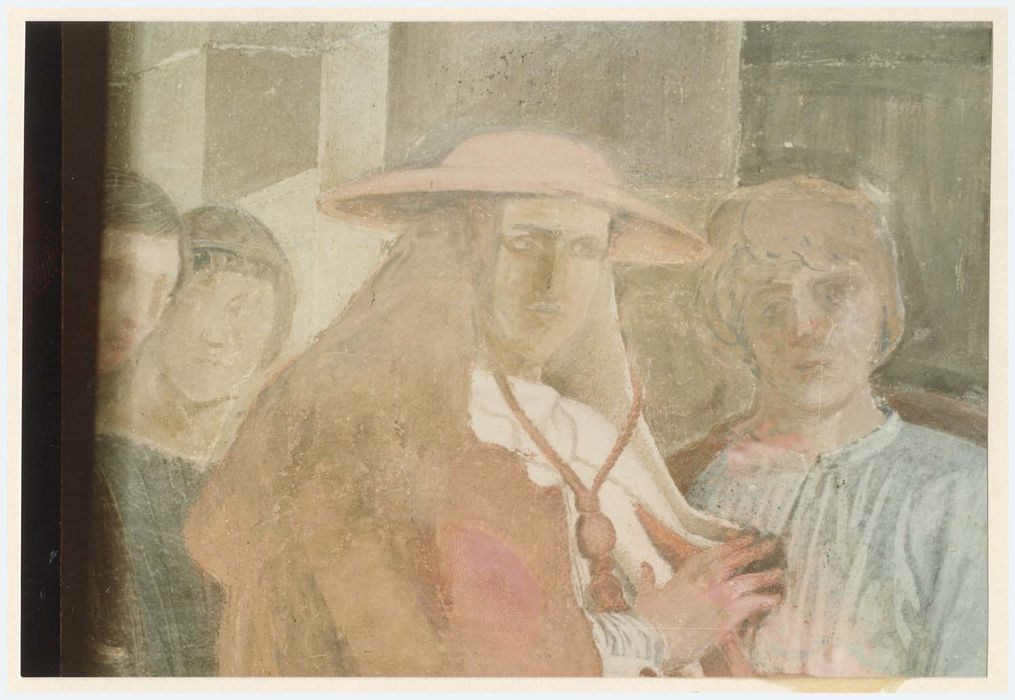 peinture monumentale d’une des chapelles latérales, détail