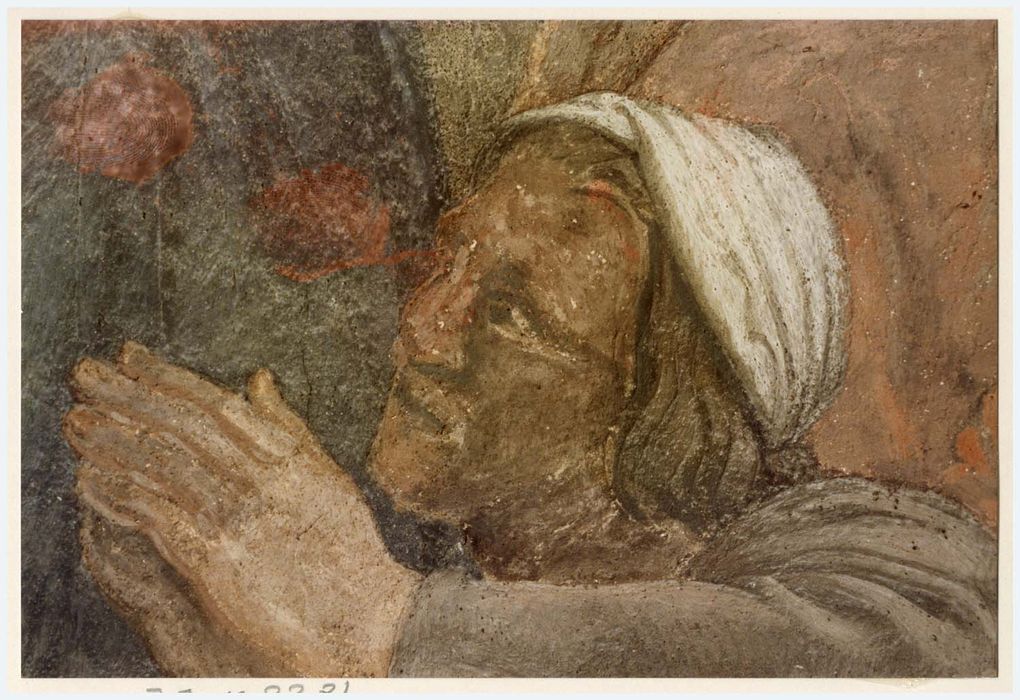 peinture monumentale d’une des chapelles latérales, détail