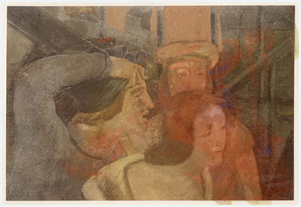 peinture monumentale d’une des chapelles latérales, détail