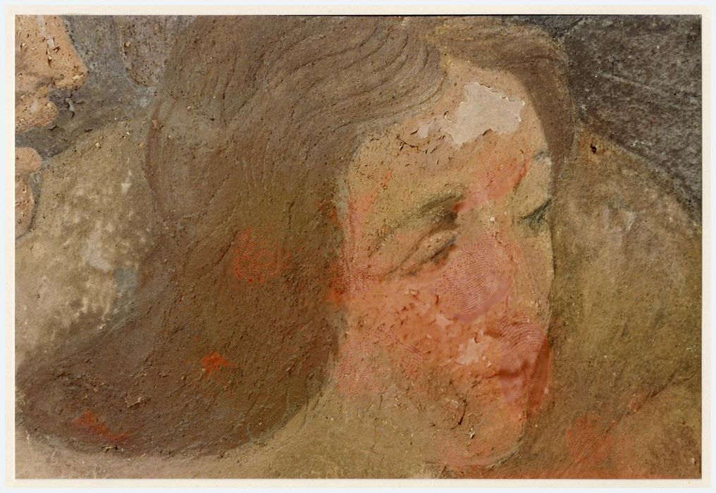 peinture monumentale d’une des chapelles latérales, détail