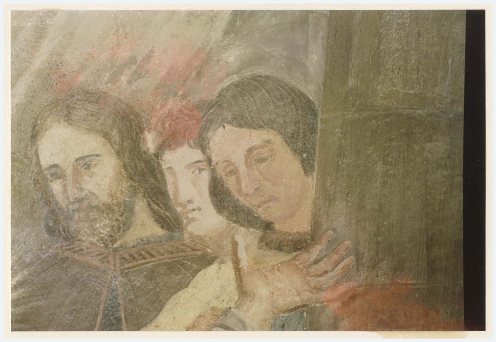 peinture monumentale d’une des chapelles latérales, détail