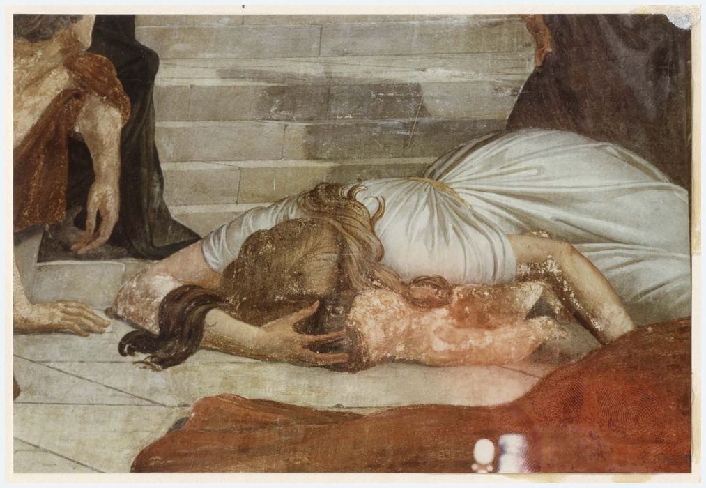 peinture monumentale d’une des chapelles latérales, détail